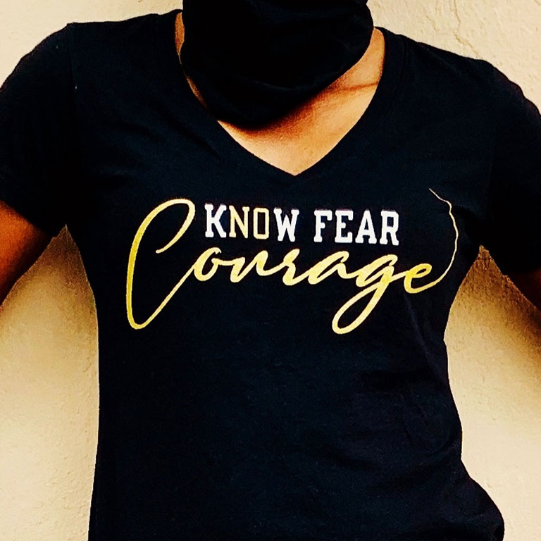 Courage T-Shirt – Blēu KolleCtion